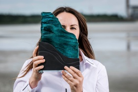‘Intertidal’ the 2026 Business to Arts Awards sculpture, created by Fiona Byrne. Photo: Conor McCabe