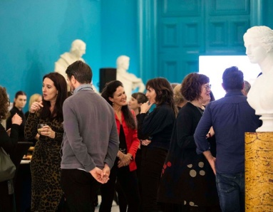 Guests from Helium Arts, The Everyman Theatre, UCC, and Graffiti Theatre enjoying the Crawford Sculpture Gallery at our Cork event. Photo: Clare Keogh