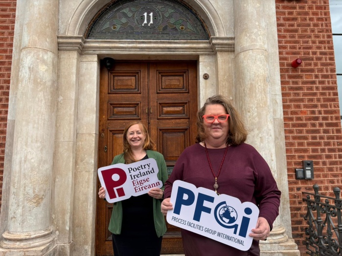 Pictured announcing the new Award, Claire Power, Director, Poetry Ireland and Aine Dunne, Chief Executive Officer, PFGi 